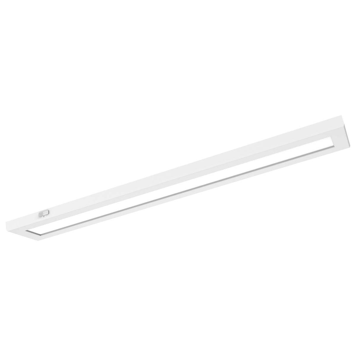 5.5 in. x 36 in.; Surface Mount LED; CCT Selectable; 90 CRI; White Finish - Green Lighting Wholesale, INC