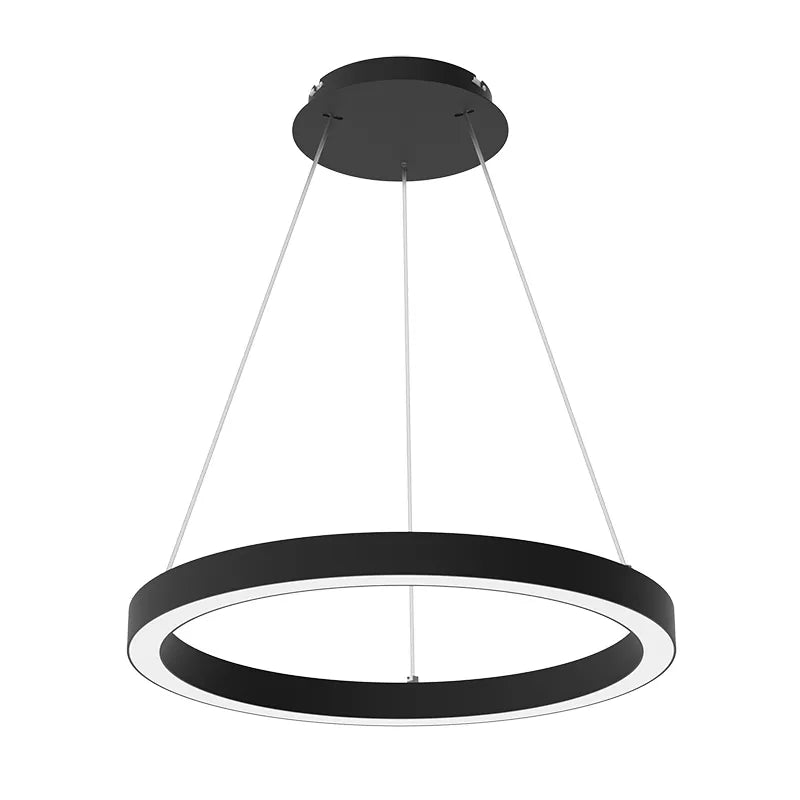 Westgate LED 24-inch architectural round chandelier with up/down lighting, featuring adjustable wattage and color options.