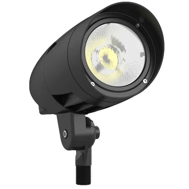 LED Bullet Flag Pole Flood Light In Black