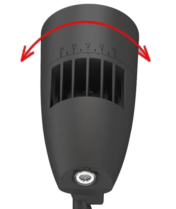LED Flagpole Light in Bronze with Integrated Photocell, 10W/20W/30W, 3000K/4000K/5000K- 120/277V - Westgate lighting