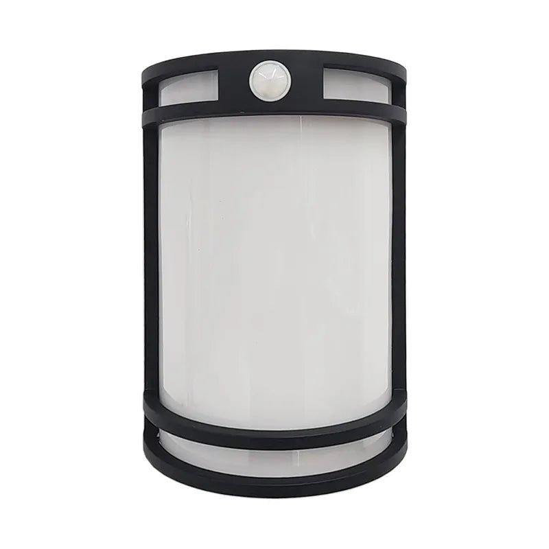 Outdoor/Indoor LED Decorative Wall Sconce w/ PIR Sensor in Black, 15W, CCT - Westgate