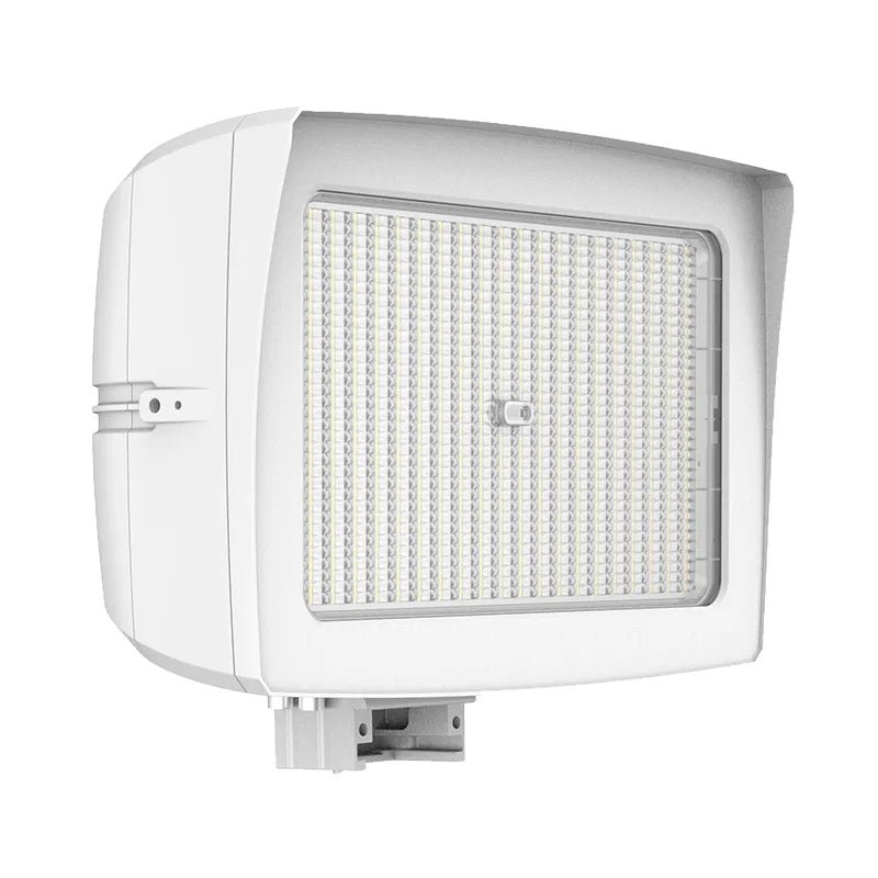 LED White High Lumen Flood Light, 200W/240W/300W, 3000K/4000K/5000K; 120-277V w/ Photoeye