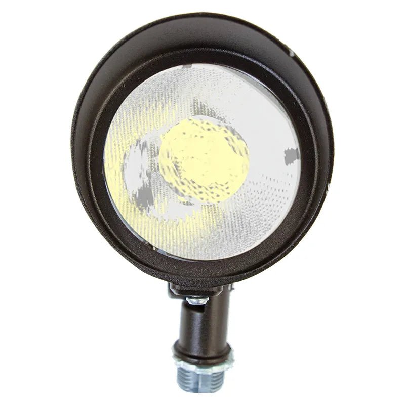 LED Landscape/ Flagpole Flood Light in Bronze, 30W/40W/50W, 3000K/4000K/5000K- w/ Spike, 120/277V - Westgate