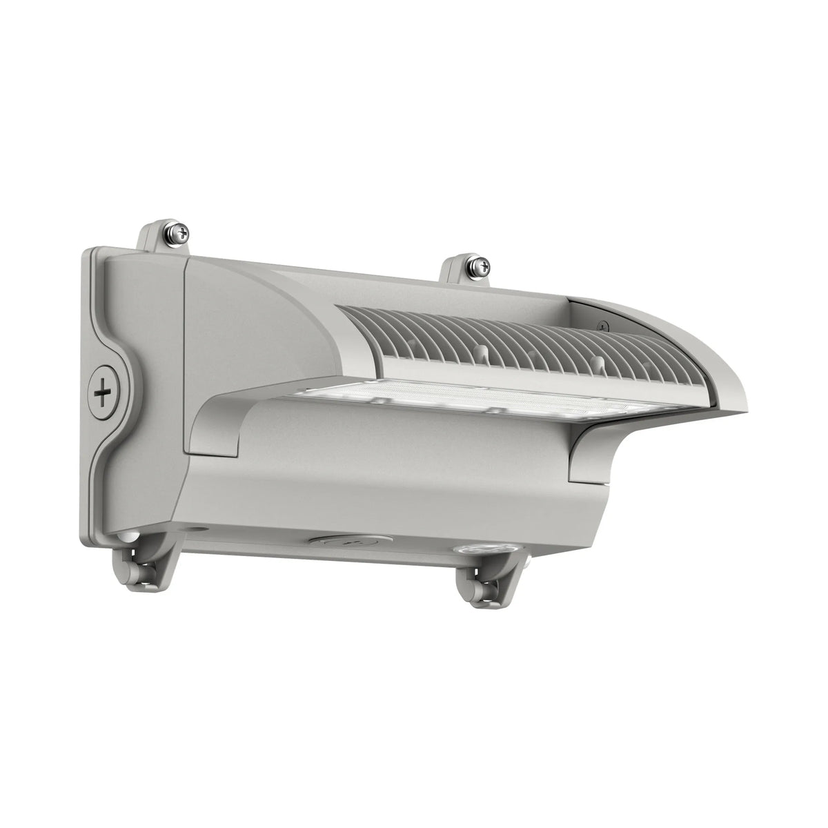 Silver Rotatable LED Wall Pack w/ Photoeye- Wattage Select 15-40W and CCT 30/40/50K - Westgate