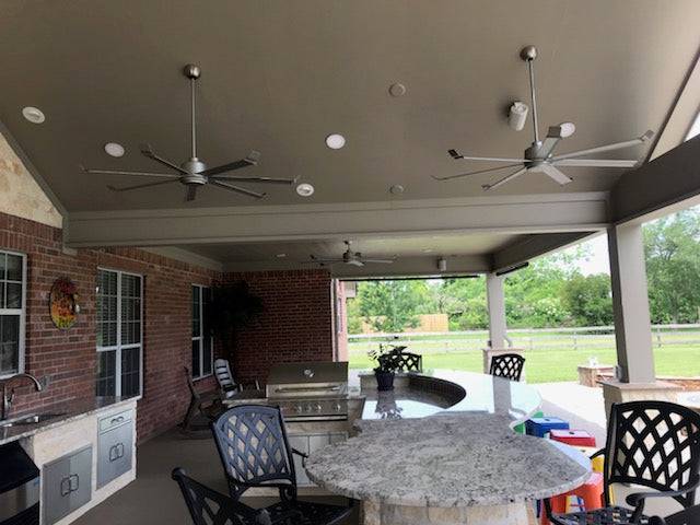 Arctic Chill 70” Ceiling Fan, Brushed Pewter Wet Listed - Green Lighting Wholesale, INC