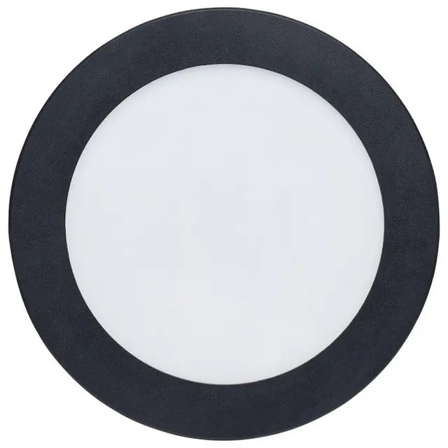 6 In Black 6 Inch Cannless Fixture; CCT Selectable; Round