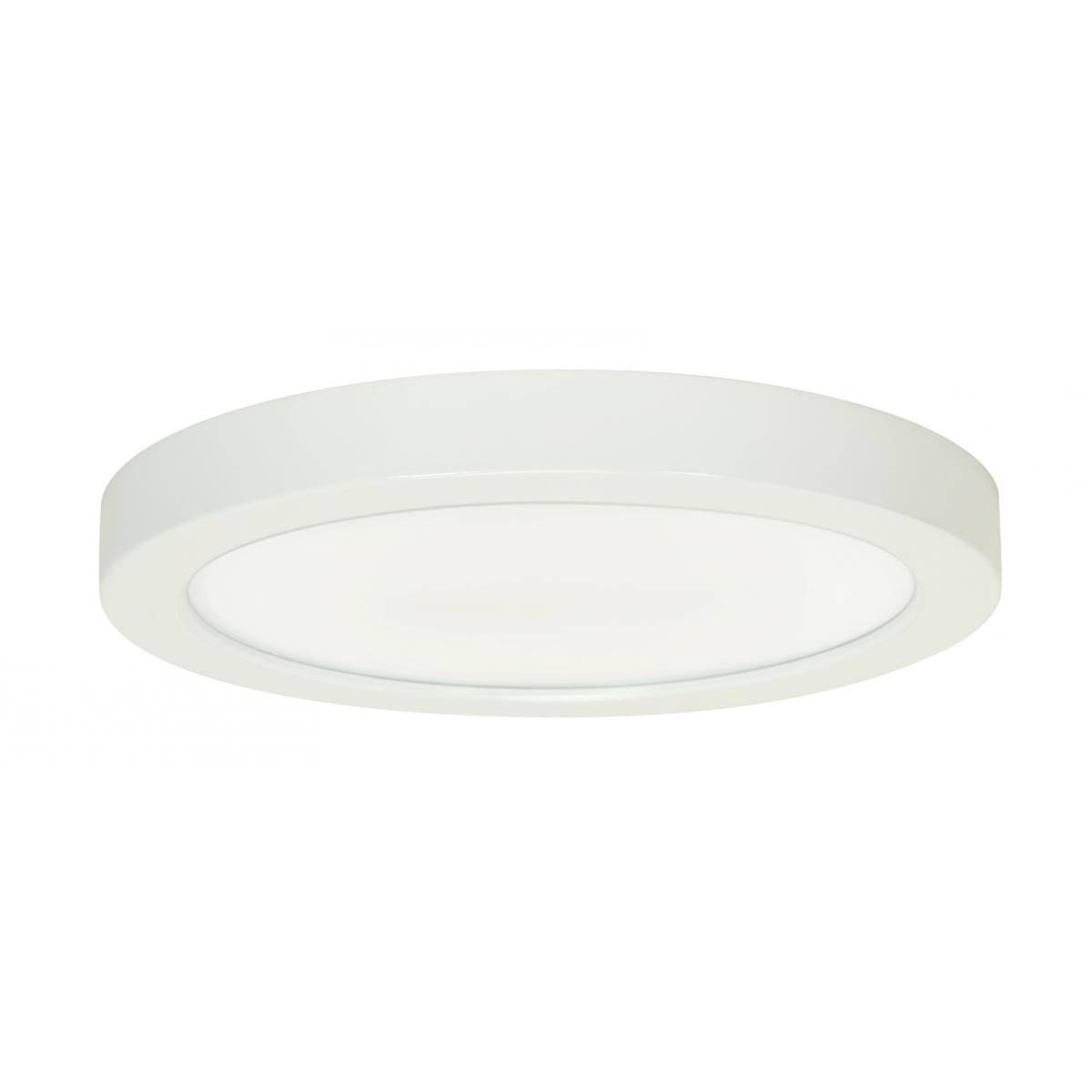 9" Surface Mount LED - 3000K- Round - White Finish - Green Lighting Wholesale, INC