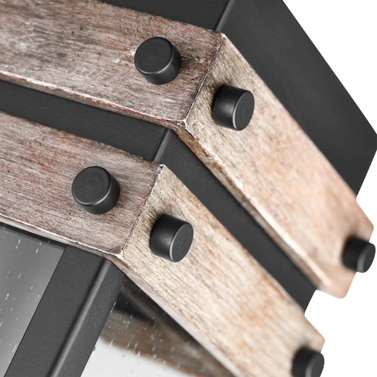 Homestead; 1 Light; Small Wall Lantern; Matte Black