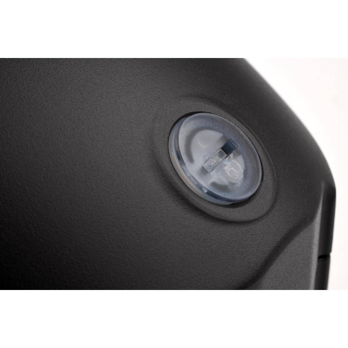 Oval Small Emergency Wall Pack; LED; CCT Selectable; Photocell; Black Finish - Green Lighting Wholesale