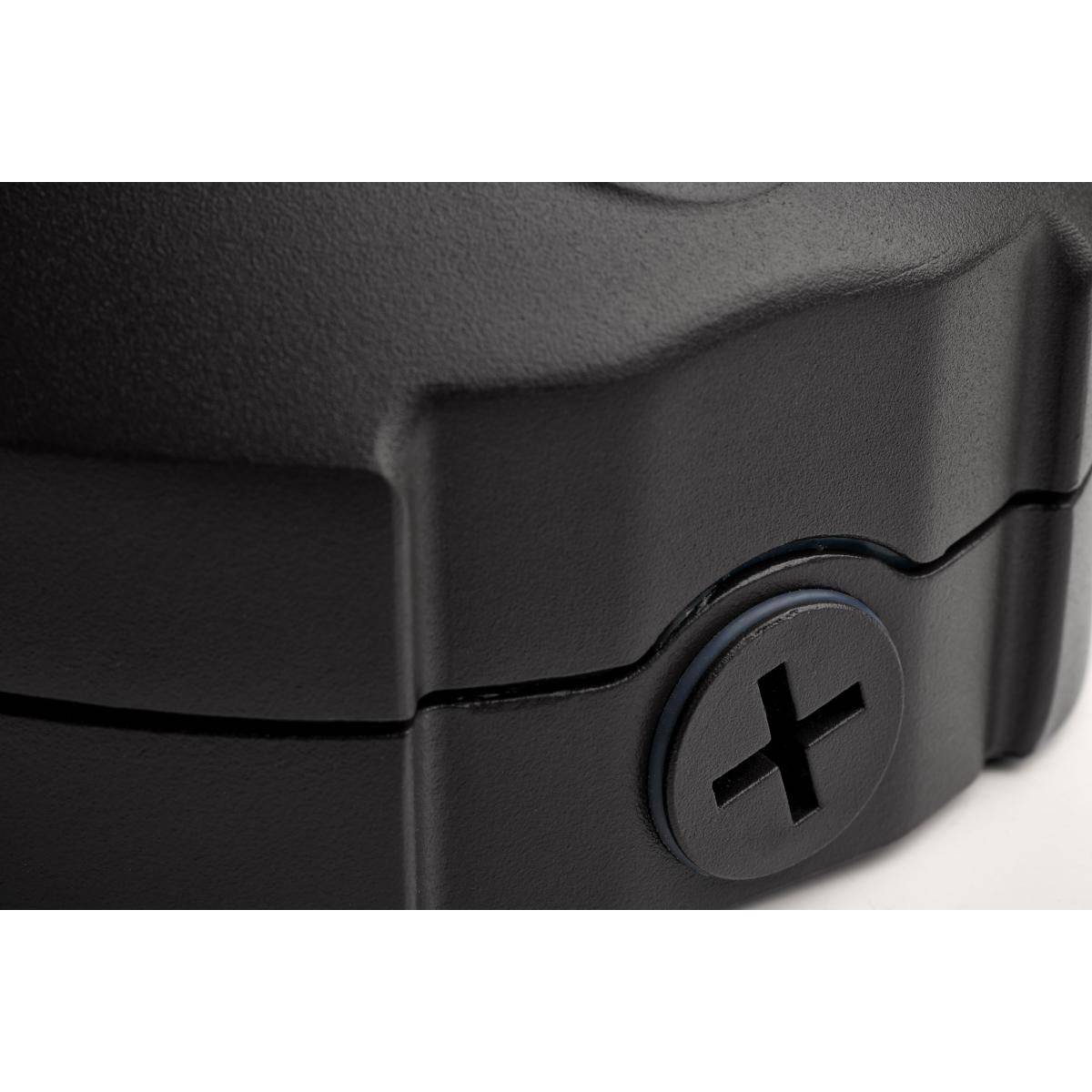 Oval Small Emergency Wall Pack; LED; CCT Selectable; Photocell; Black Finish - Green Lighting Wholesale