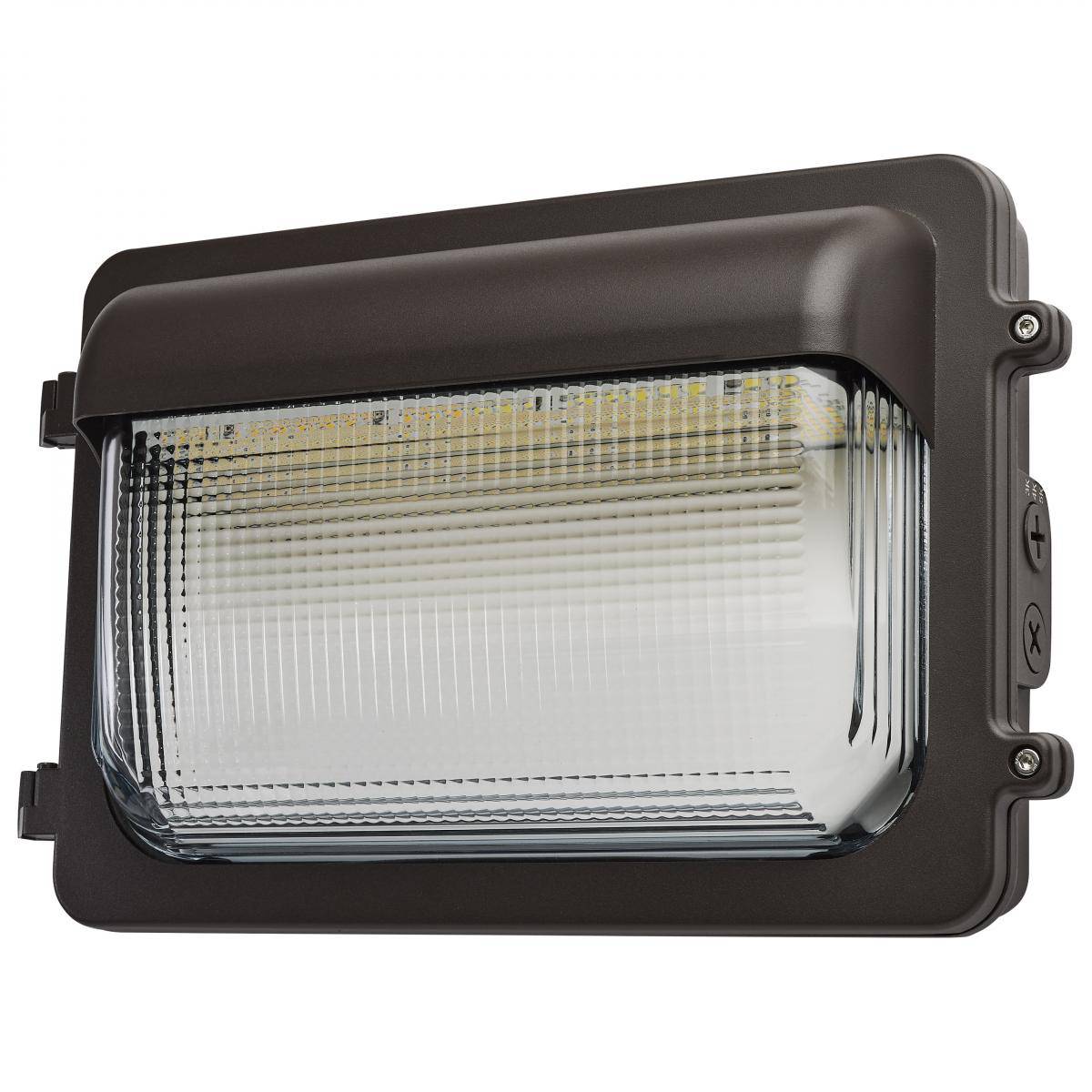 LED Low Profile Wall Pack; Wattage 30/45/60W and CCT 3K/4K/5K Selectable; Photocell - Green Lighting Wholesale, INC