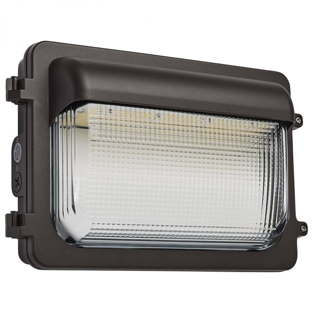 LED Low Profile Wall Pack; Wattage 30/45/60W and CCT 3K/4K/5K Selectable; Photocell - Green Lighting Wholesale, INC