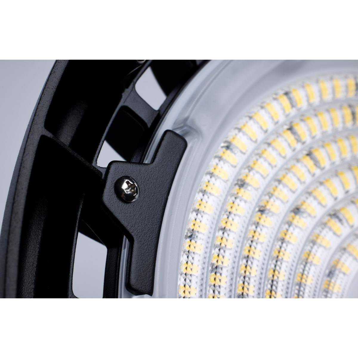 240 Watt UFO LED High Bay; 5000K; 34800 Lumens; 277-480 Volt; Black Finish - Green Lighting Wholesale