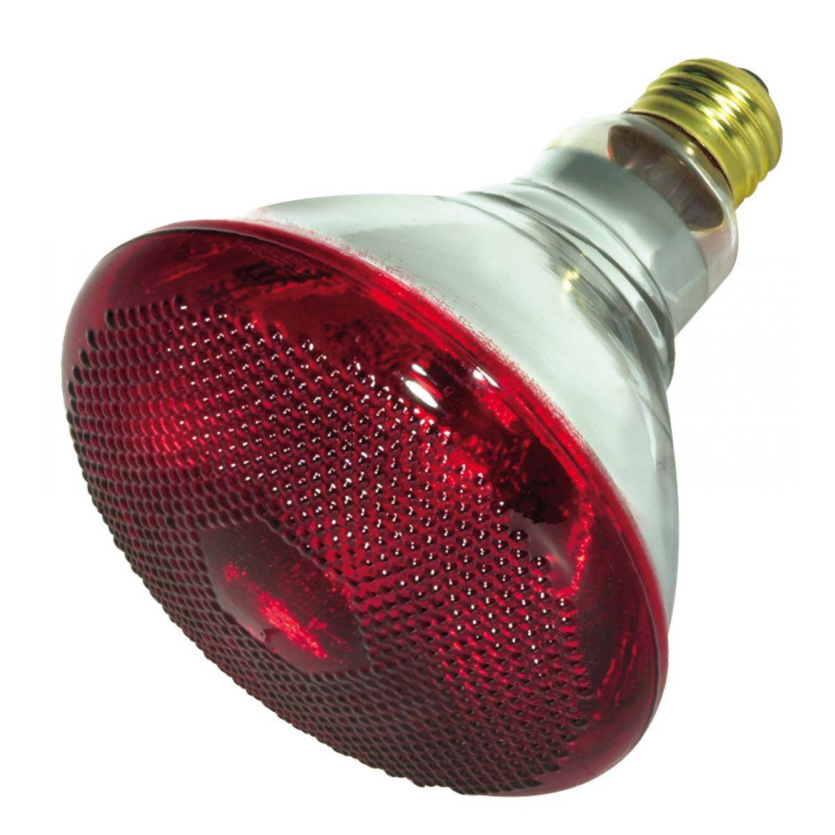 175 Watt BR38 Incandescent Red Heat Lamp - Green Lighting Wholesale, INC
