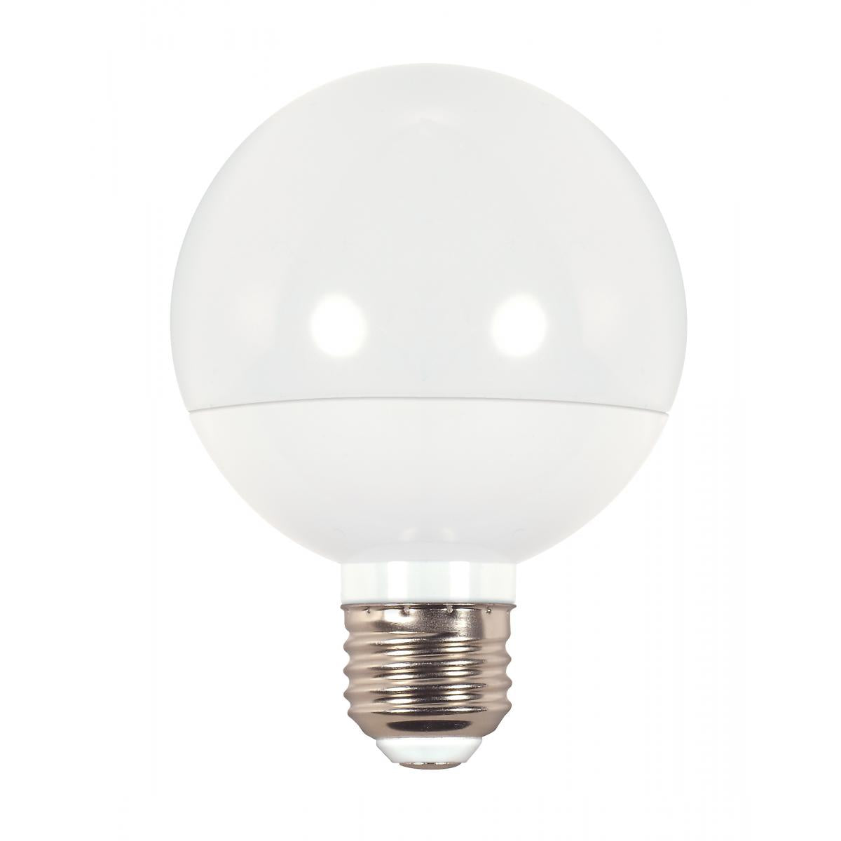 6 Watt G25 LED Globe; 2700K; Medium Base