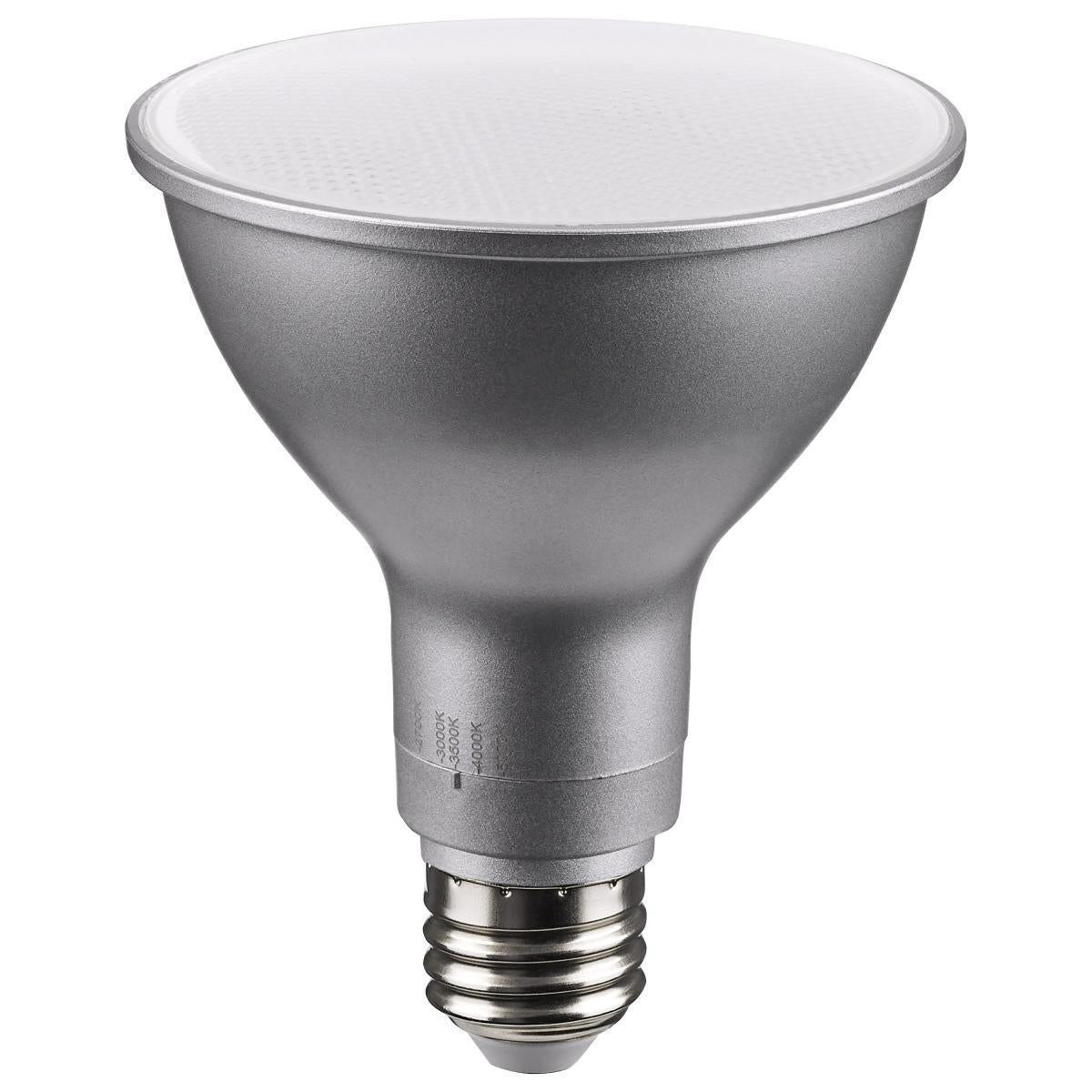 11 Watt PAR30LN LED Silver Finish; CCT Selectable