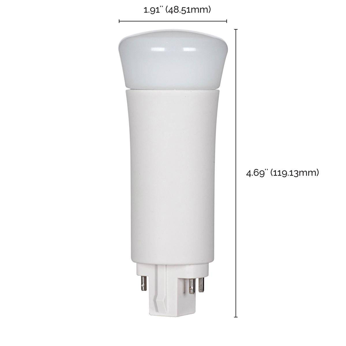 9 Watt LED PL 4-Pin; 3500K; 1050 Lumens; G24q base - Green Lighting Wholesale, INC