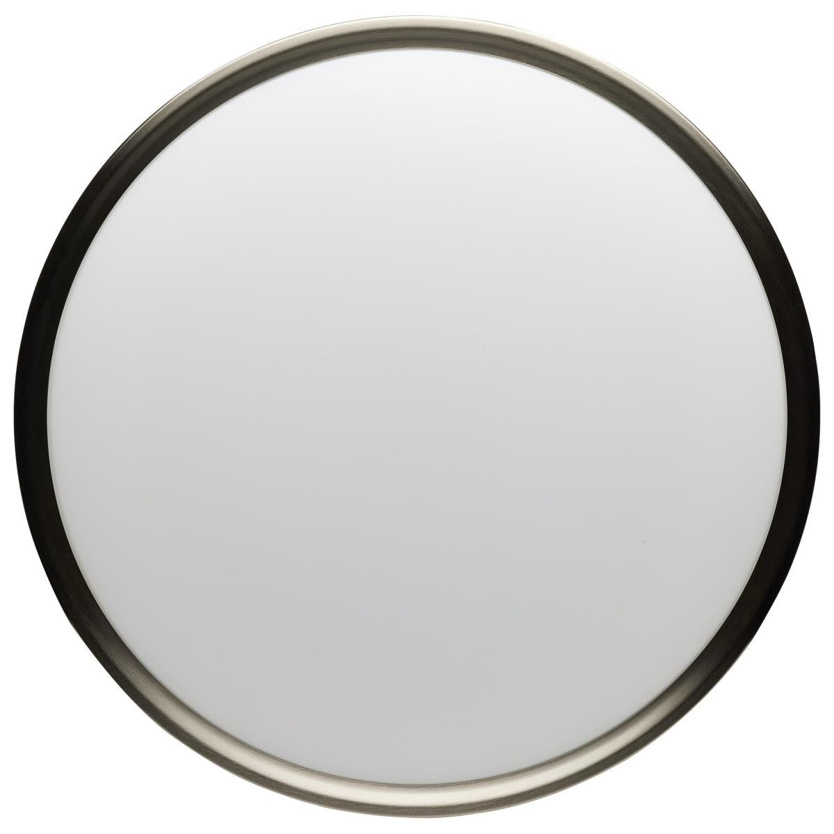 Satco 15-inch LED ceiling fixture with surface mount, integrated night light, and 5 CCT selectable lighting options.