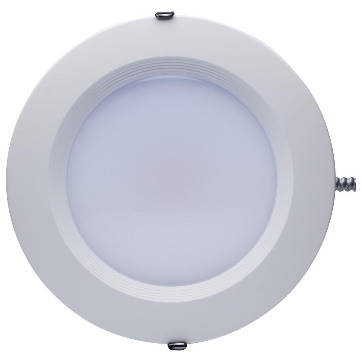 Satco 22W commercial LED downlight for ceilings, 8-inch, CCT adjustable, suitable for 120-277V lighting applications