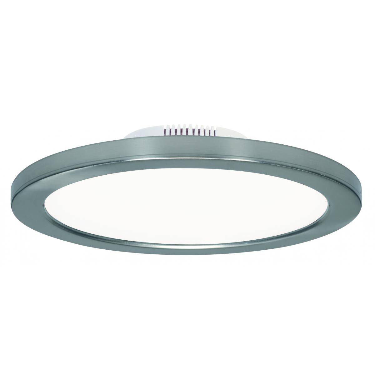 9" Surface Mount LED - 3000K- Polished Nickel Finish - Green Lighting Wholesale, INC