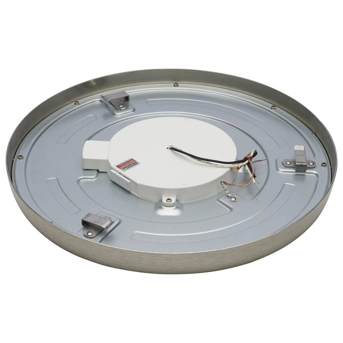 Brushed Nickel 19.5W; 12in; Round LED Fixture