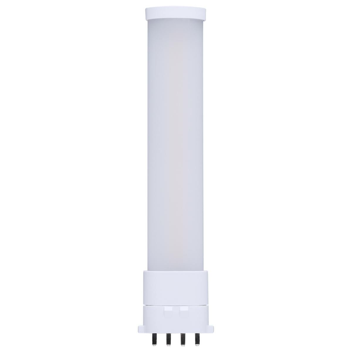 Satco Universal LED PL Lamp 5.5W with 2GX7 base and adjustable CCT options, ballast bypass, energy-efficient LED light bulb
