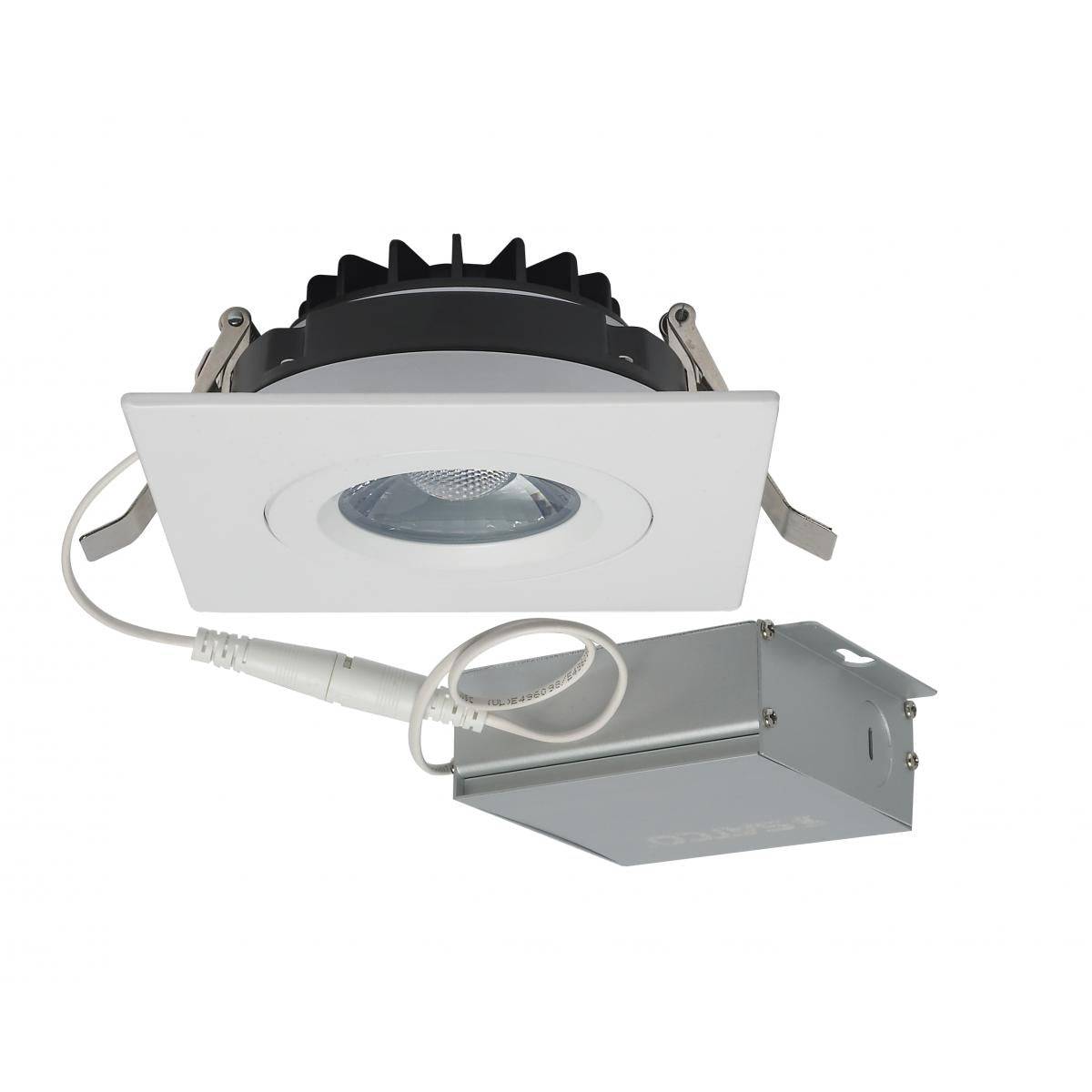 12 Watt Led Direct Wire Downlight Gimbaled 4 Inch 3000k 7870