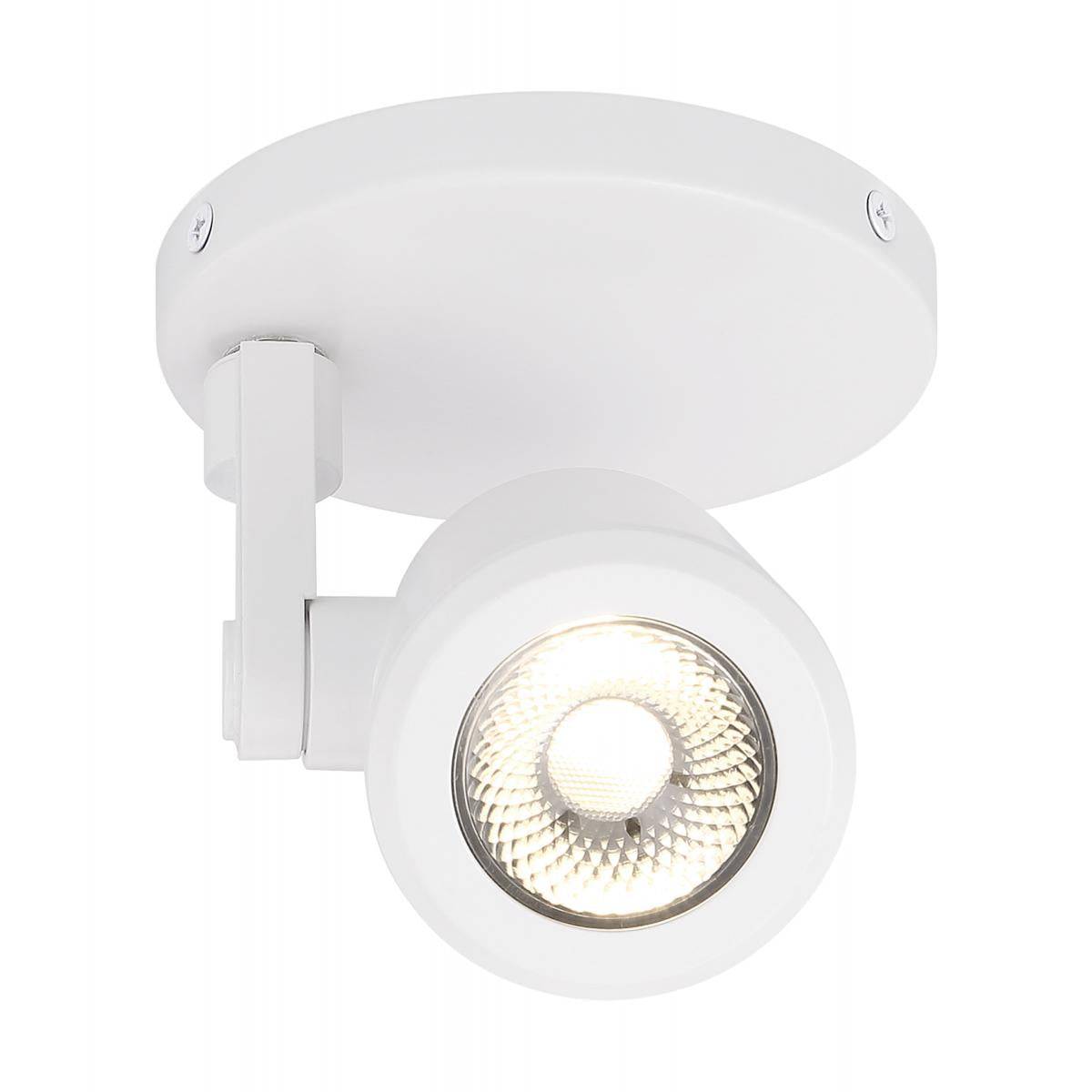 12 Watt; LED; White; Taper Back; Monopoint; 3000K; 36 deg. Beam Angle - Green Lighting Wholesale