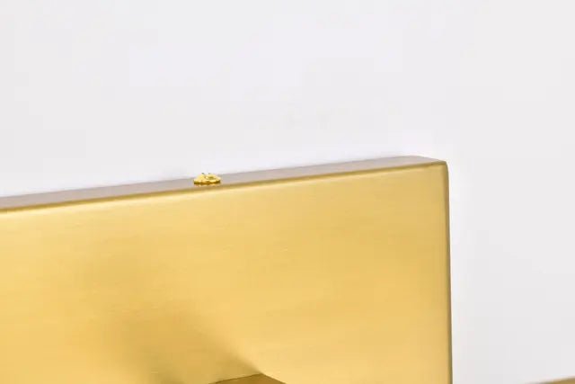 Satco 3-foot LED picture light with vintage brass finish, 3 CCT selectable, acrylic lens, ideal for illuminating artwork.