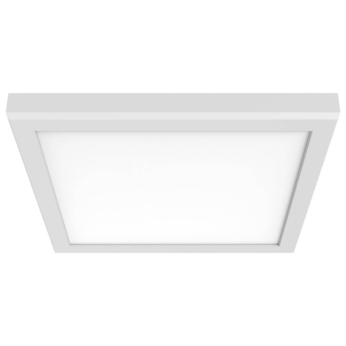 9.5 Watt; 12 inch; Surface Mount LED; CCT Selectable; 90 CRI; White Finish - Green Lighting Wholesale, INC