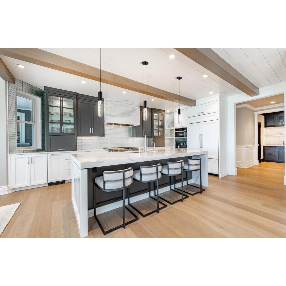 RGB Lacey 2 Inch LED Mini Pendant; Matte Black