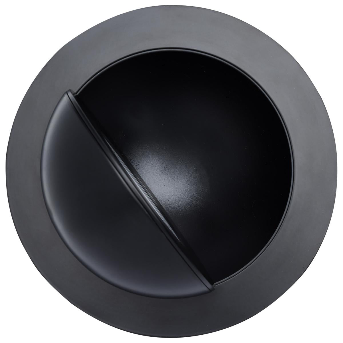 Satco 15W black RGB and tunable white LED gimbaled downlight in a 6-inch recessed retrofit kit, showcasing adjustable lighting.