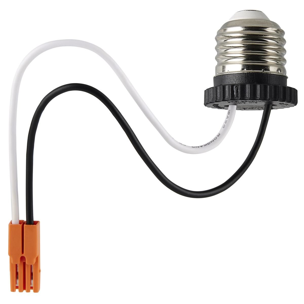 Satco RGB 10.5W LED retrofit downlight in a 4-inch round recessed kit, energy-efficient LED lighting for ceilings.