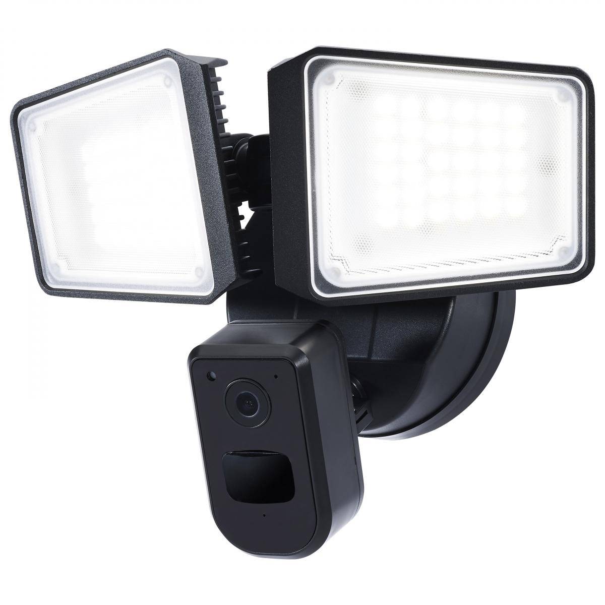 Black 36 Watt Rectangular Outdoor SMART Security Light
