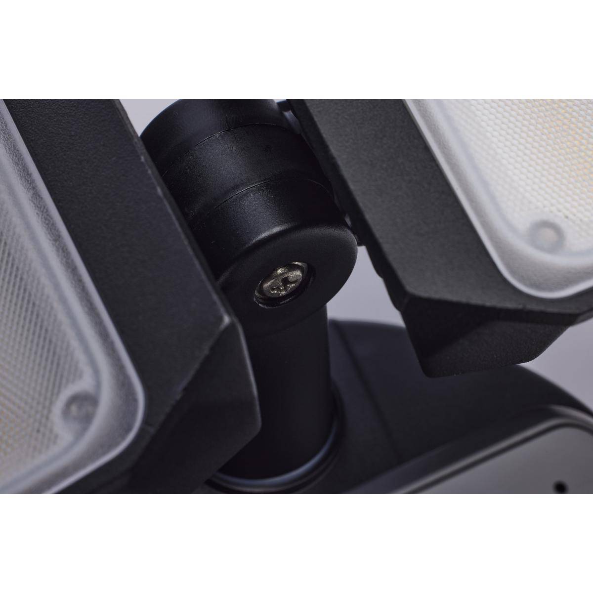 Black 36 Watt Rectangular Outdoor SMART Security Light with Camera; Starfish Enabled - Green Lighting Wholesale, INC