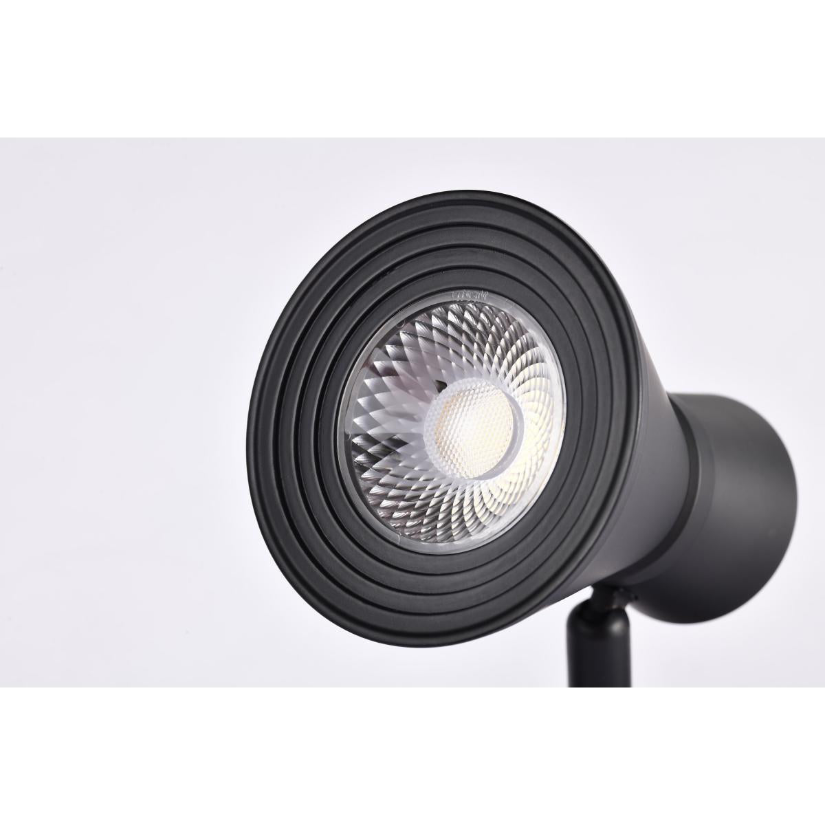 Matte Black 12 Watt LED Cinch Track Head; 3000K - Green Lighting Wholesale, INC