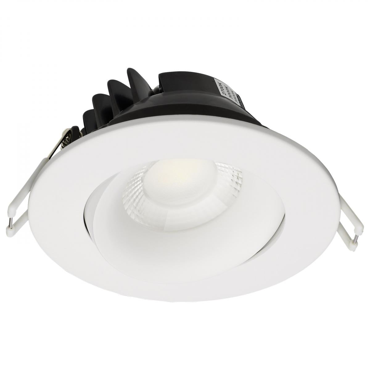 12 Watt LED Direct Wire Downlight; Gimbaled; 3.5 Inch; CCT Selectable; Round - Green Lighting Wholesale, INC
