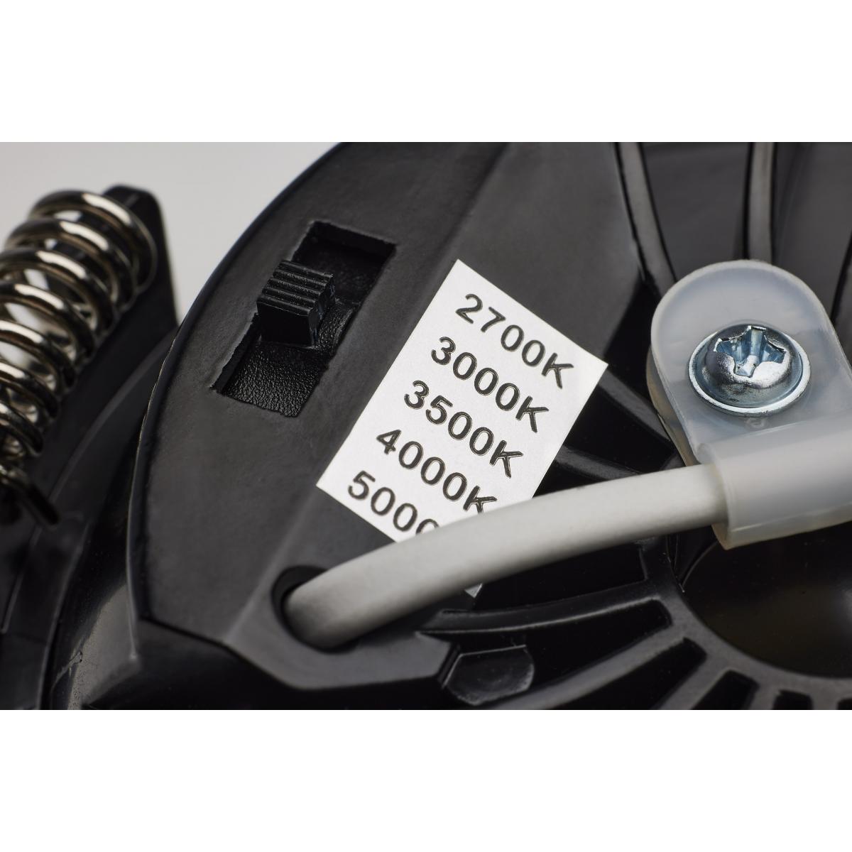 12 Watt LED Direct Wire Downlight; Gimbaled; 3.5 Inch; CCT