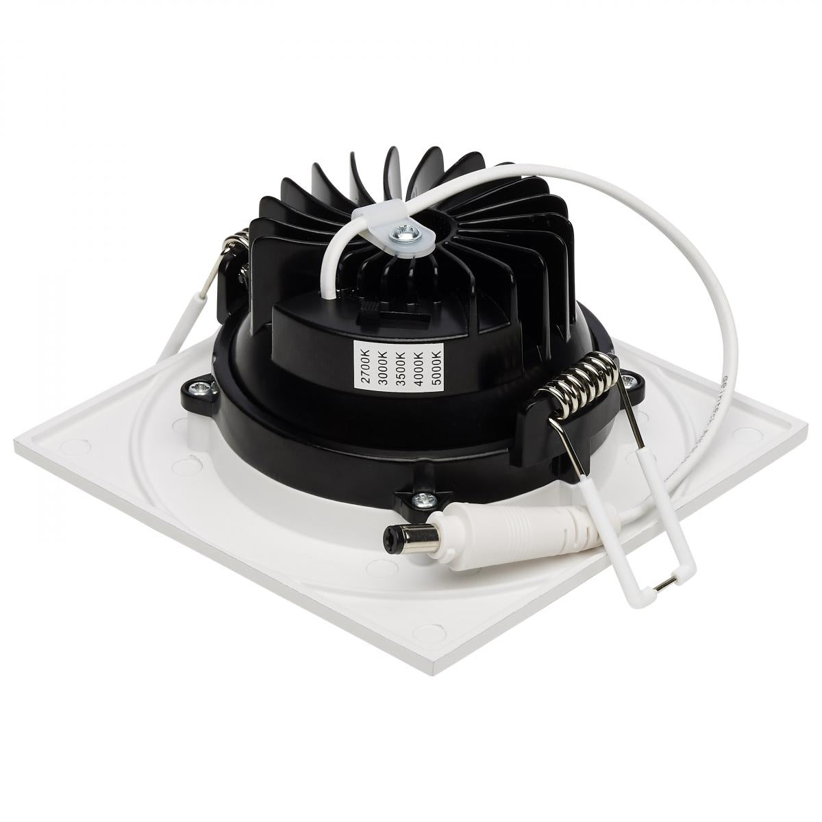 12 Watt LED Direct Wire Downlight; Gimbaled; 3.5 Inch; CCT