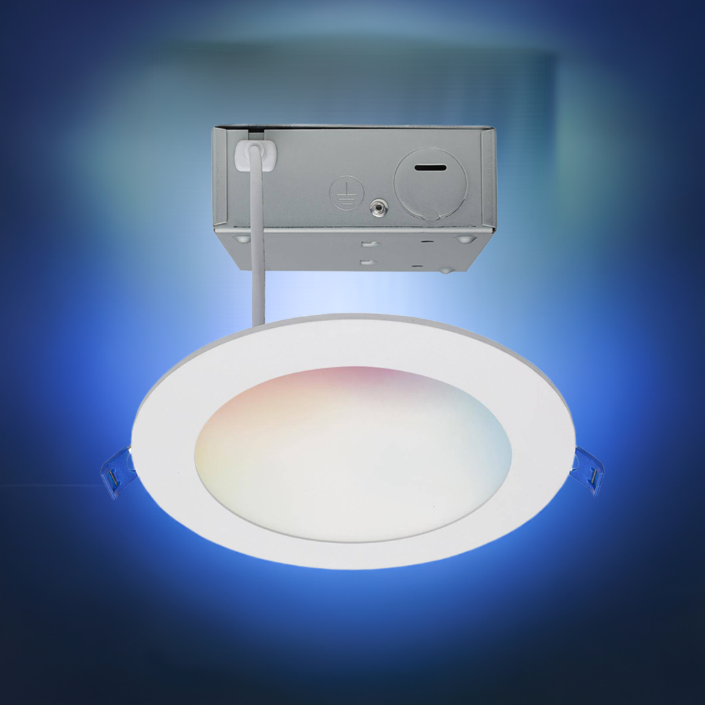 12 Watt; LED Direct Wire; Low Profile Downlight; 6 Inch