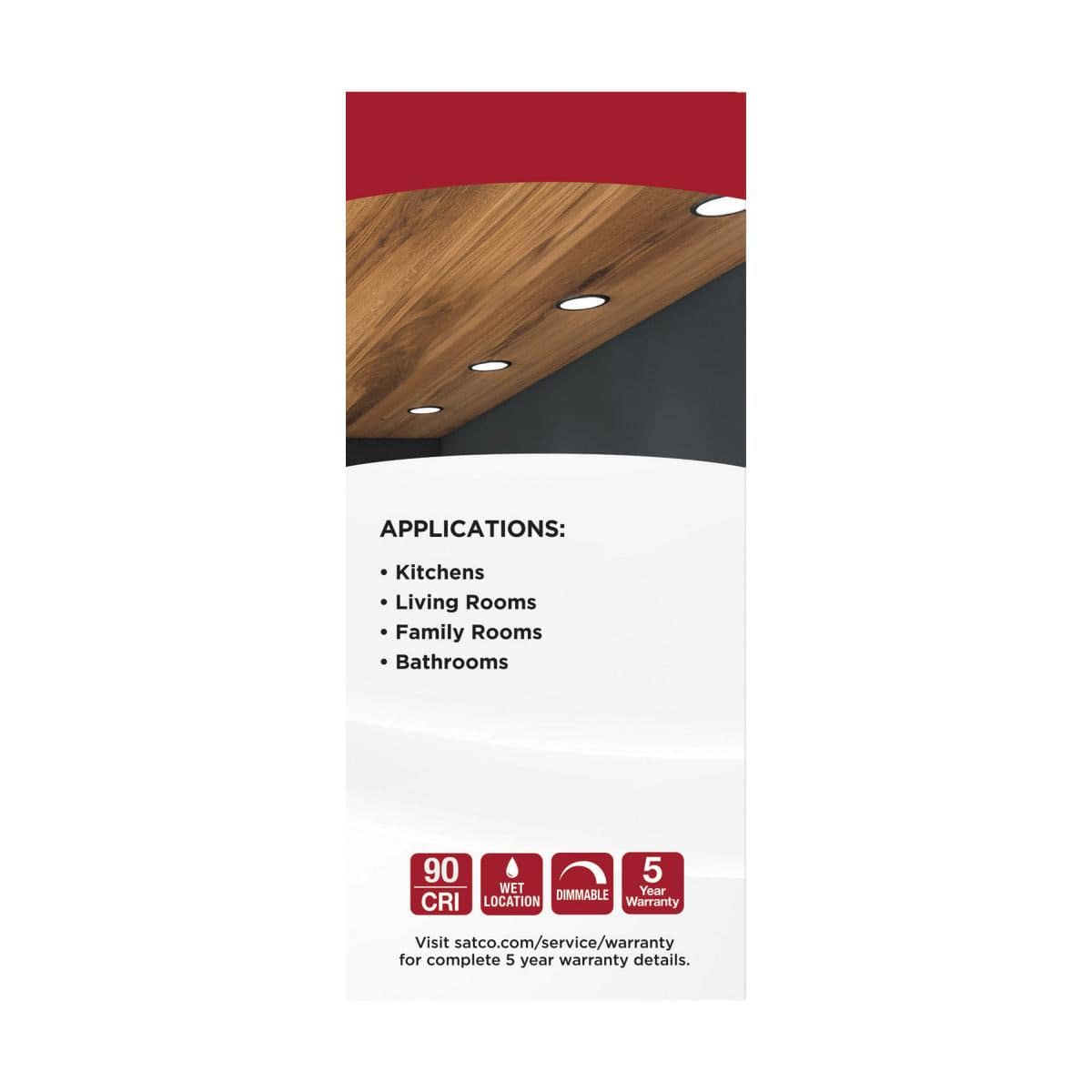 Black 10 Watt; LED Direct Wire Downlight; Edge-lit; 4 inch