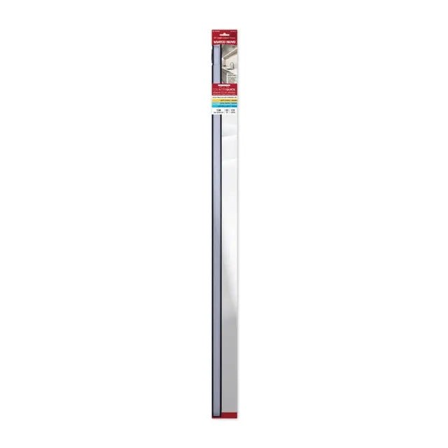 Black 10W Satco LED under cabinet light, 30-inch with adjustable 30K/40K/50K color temperature, ideal for kitchen or workspace lighting.