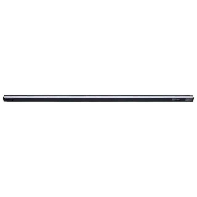 Black 10W Satco LED under cabinet lighting, 30-inch fixture with adjustable 30K/40K/50K CCT for kitchen or workspace illumination.