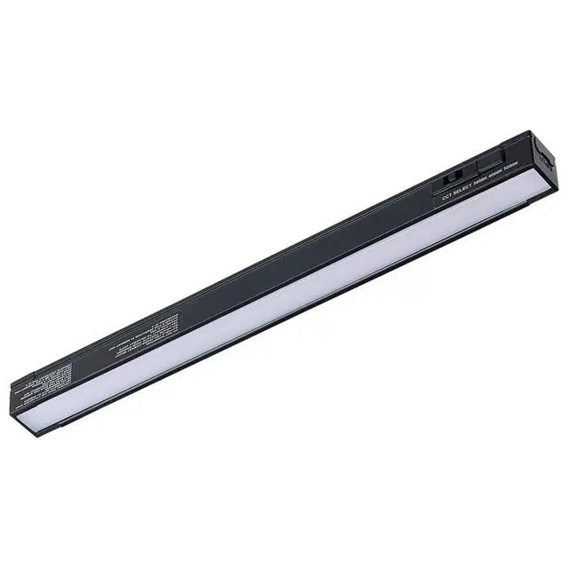 Black 4W 10-inch LED under cabinet lighting by Satco, featuring adjustable 30K/40K/50K color temperature for kitchen or workspace.