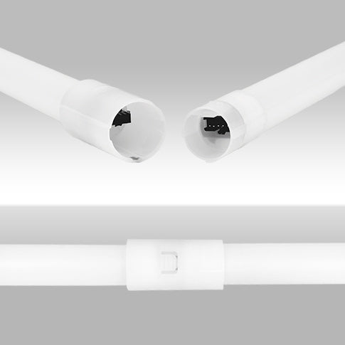 8ft LED Double Ended Bypass T8 Lamp 5CCT, FA8/R17D Base