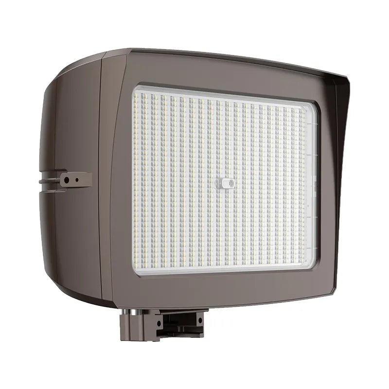 Westgate 480V LED high lumen architectural flood light with adjustable wattage and beam angle, outdoor exterior lighting fixture