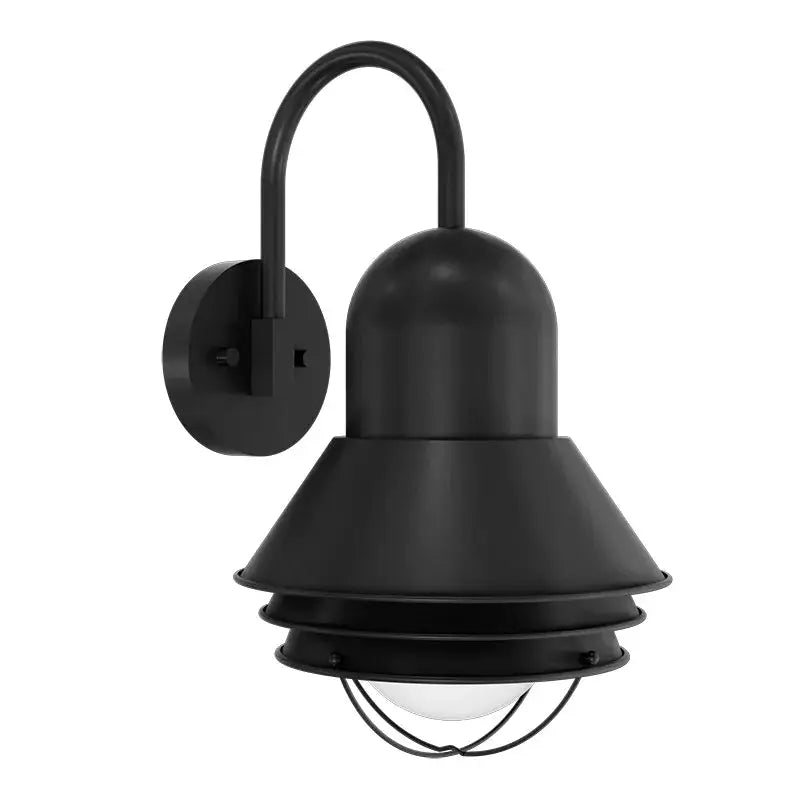 Black Westgate Gooseneck LED Oceanside Light fixture with 20W, 30W, or 40W options in 3000K, 4000K, or 5000K color temperatures.