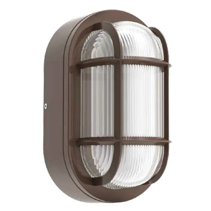 LED Bronze Bulkhead, Power & CCT Selectable with Photocell