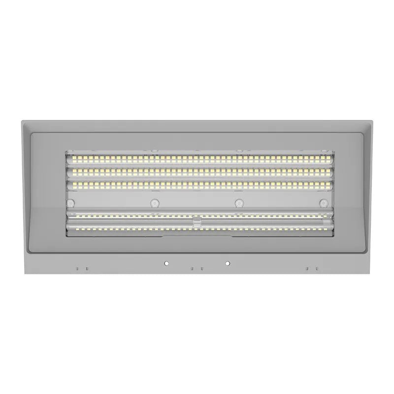Westgate LED Silver Wall Pack exterior lighting fixture with 60W, 80W, or 100W options in 3000K, 4000K, or 5000K color temperatures.