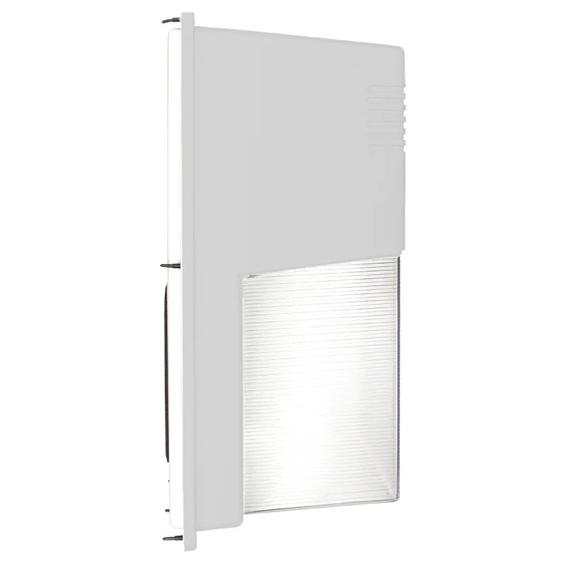 LED White Mini Wall Pack with Photocell, 13W/20W/26W, CCT